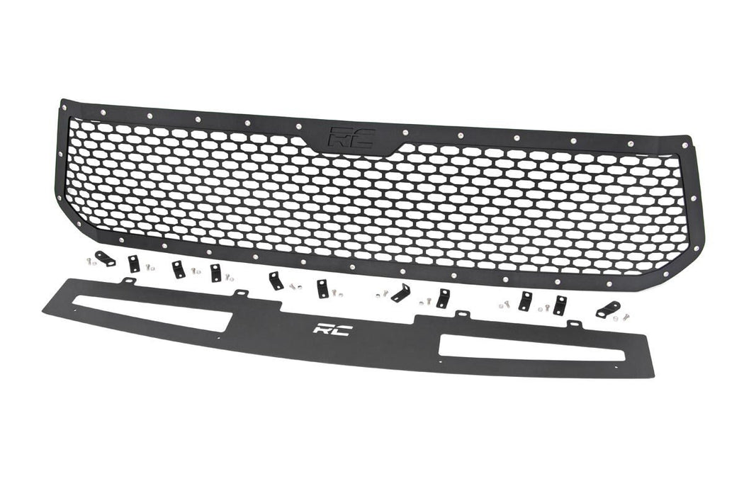 Rough Country 70222 Tundra Mesh Grille 14-17 Tundra Corrosion Resistant Black Powdercoat Stainless Steel Hardware Rough Country - Truck Part Superstore