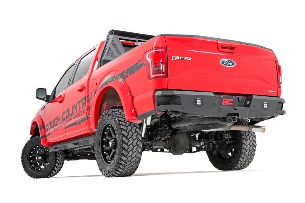 Rough Country 10771 Ford Heavy-Duty Rear LED Bumper 15-20 F-150 Rough Country - Truck Part Superstore