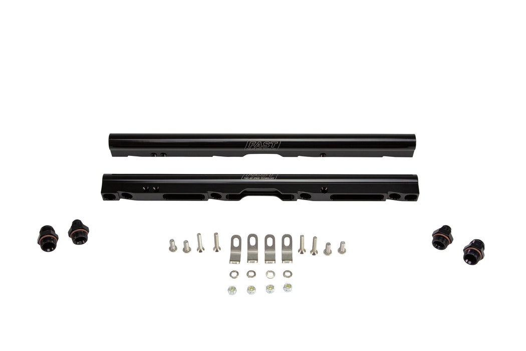 FAST 146035B-KIT Black Billet Fuel Rail Kit for LSX 92mm and GM LS1/LS6 Intake Manifolds - Truck Part Superstore