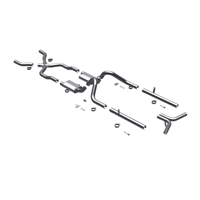 MagnaFlow Exhaust Products 16596 Street Series Stainless Crossmember-Back System - Truck Part Superstore
