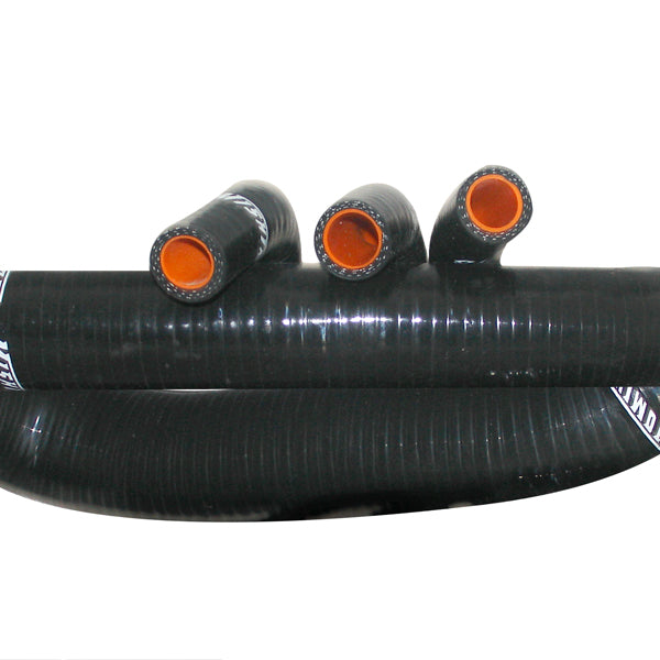 Mishimoto MMHOSE-MUS-86BK Ford Mustang GT/Cobra Silicone Radiator Hose Kit, 1986-1993, Black - Truck Part Superstore