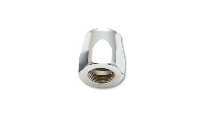 Vibrant Performance 20956S Hose End Socket; Size: -6AN; Anodized Silver; 6061 Aluminum; - Truck Part Superstore