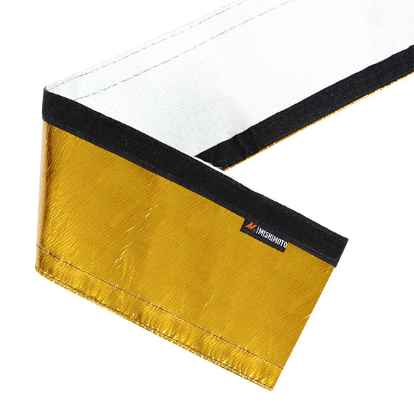 Mishimoto MMHP-HSS-1236GD Heat Shielding Sleeve, Gold 1/2inx36in - Truck Part Superstore