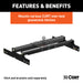 CURT 61509 Over-Bed Gooseneck Installation Brackets; Select Dodge Ram 1500; 2500; 3500 - Truck Part Superstore