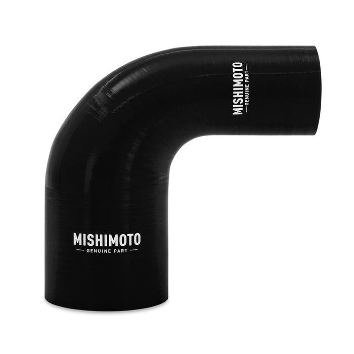 Mishimoto MMCP-R90-2030BK Mishimoto 90-Degree Silicone Transition Coupler, 2.00-in to 3.00-in, Black - Truck Part Superstore