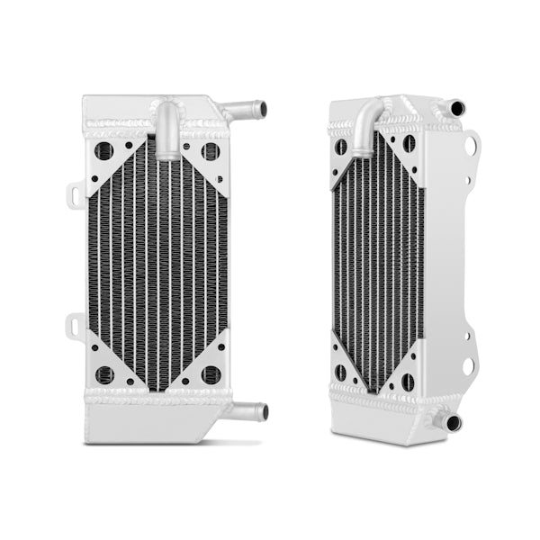 Mishimoto MMDB-CRF250-04LX Left Braced Aluminum Dirt Bike Radiator for Honda CRF250R/X 2004-2009 - Truck Part Superstore