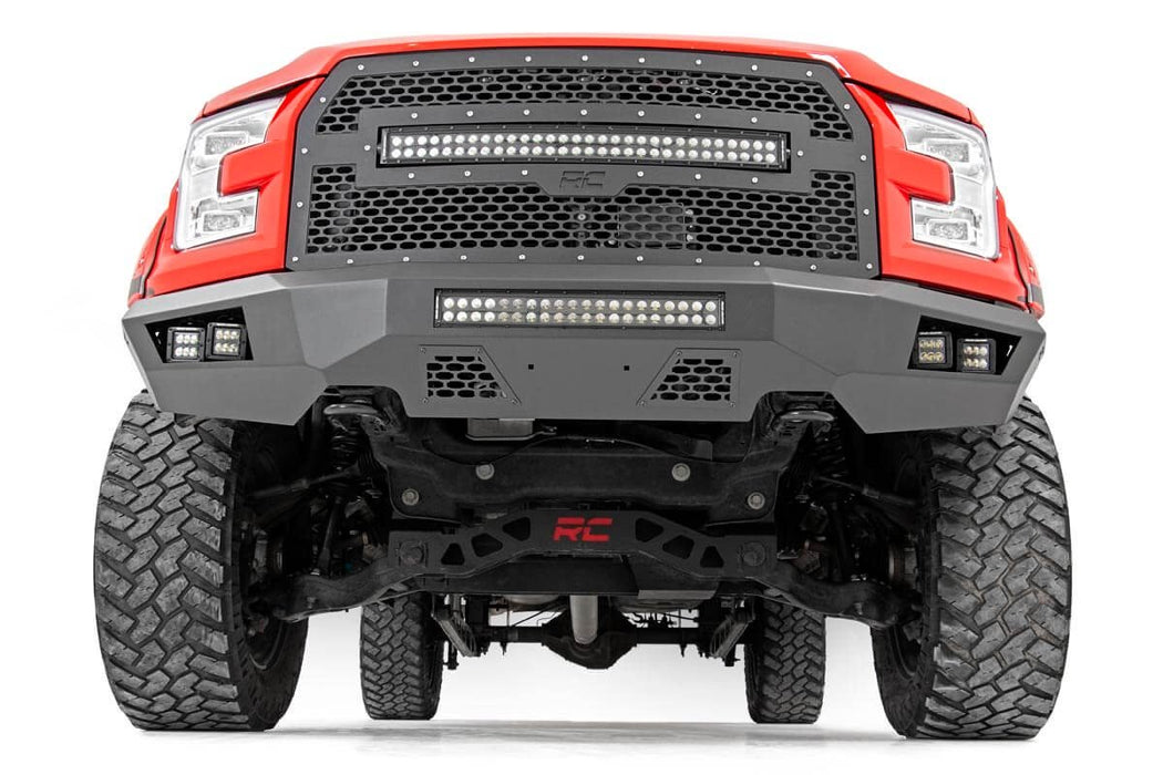 Rough Country 10770 Ford Heavy-Duty Front LED Bumper 15-17 F-150 Rough Country - Truck Part Superstore