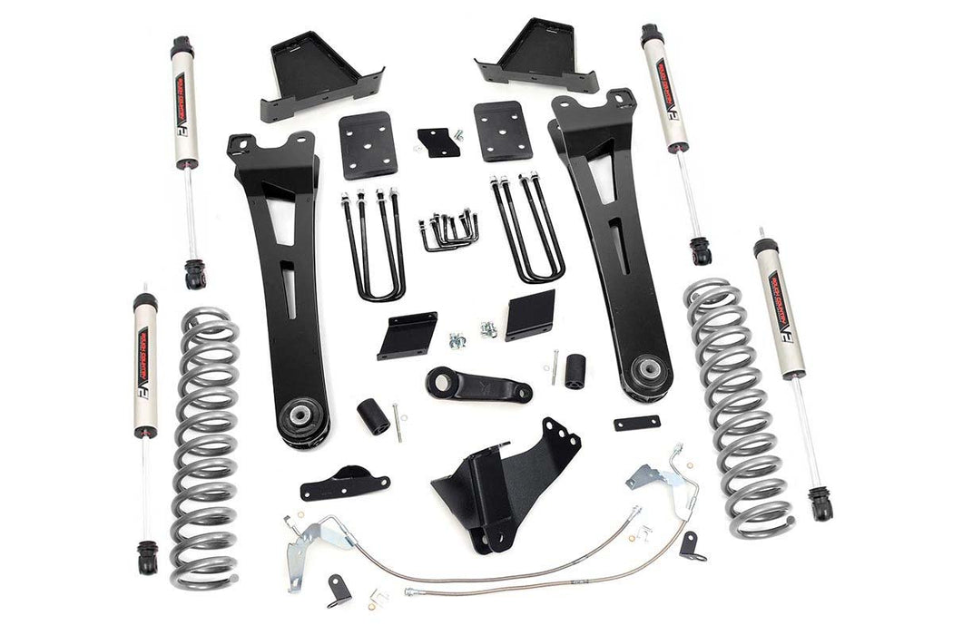 Rough Country 54170 6 Inch Ford Radius Arm Suspension Lift Kit No Overload Springs w/V2 Shocks 11-14 F-250 Rough Country - Truck Part Superstore