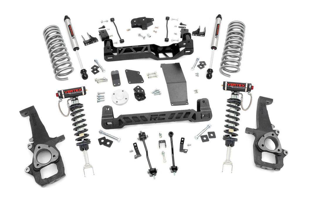 Rough Country 33257 6.0 Inch Dodge Suspension Lift Kit Vertex Struts and V2 Shocks (12-18 Ram 1500 4WD) Rough Country - Truck Part Superstore
