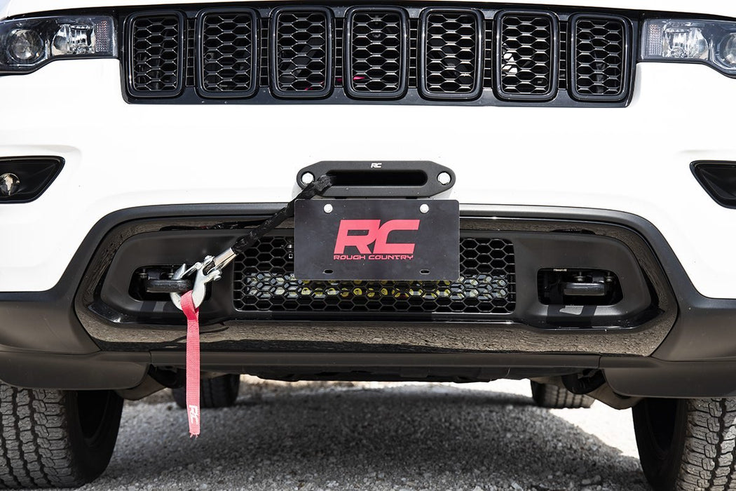 Rough Country RS138 Hawse Fairlead License Plate Mount Rough Country - Truck Part Superstore
