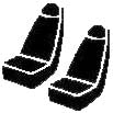 FIA SL69-12 RED LeatherLite™ Custom Seat Cover - Truck Part Superstore