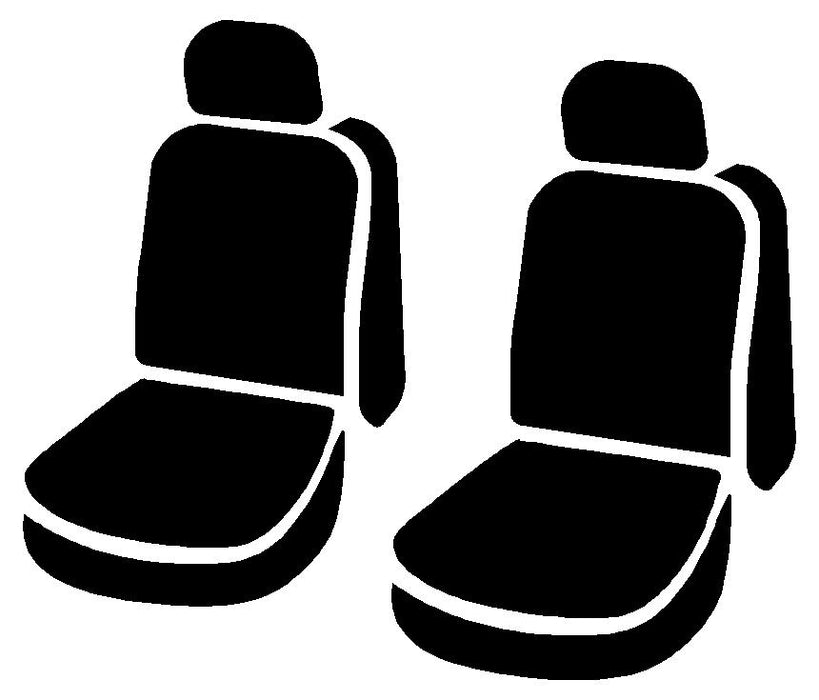 FIA TRS49-46 BLACK Wrangler™ Solid Seat Cover; Saddle Blanket; Black; Bucket Seats; - Truck Part Superstore
