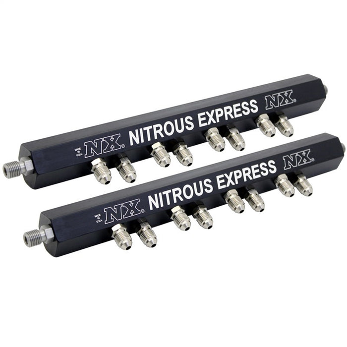 Nitrous Express 90001 DISTRIBUTION RAIL KIT (SINGLE HOLE RAILS) - Truck Part Superstore