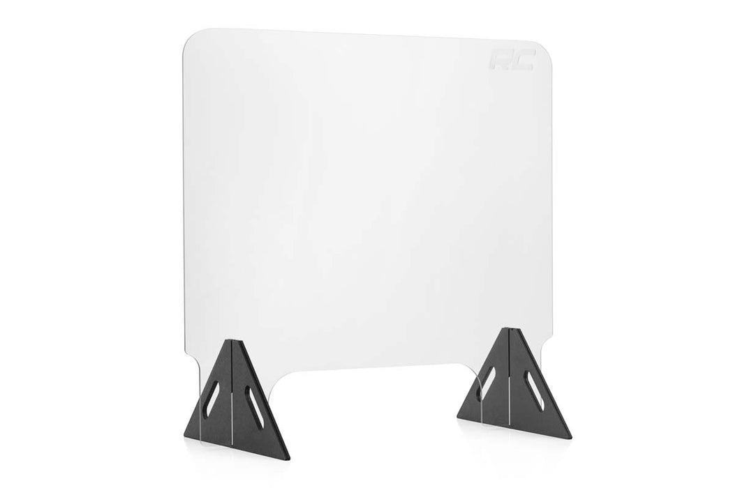 Rough Country 90004 Portable Workspace Sneeze Shield; 27.5 x 27 in.; Polycarbonate; - Truck Part Superstore
