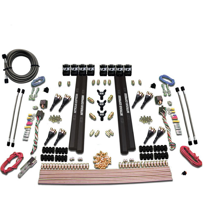 Nitrous Express 90009-00 SX2 DUAL STAGE 8 SOLENOID/GASOLINE 200-1200HP LESS BOTTLE - Truck Part Superstore