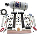 Nitrous Express 90009-10 SX2 DUAL STAGE 8 SOLENOID/GASOLINE 200-1200HP WITH 10LB BOTTLE - Truck Part Superstore