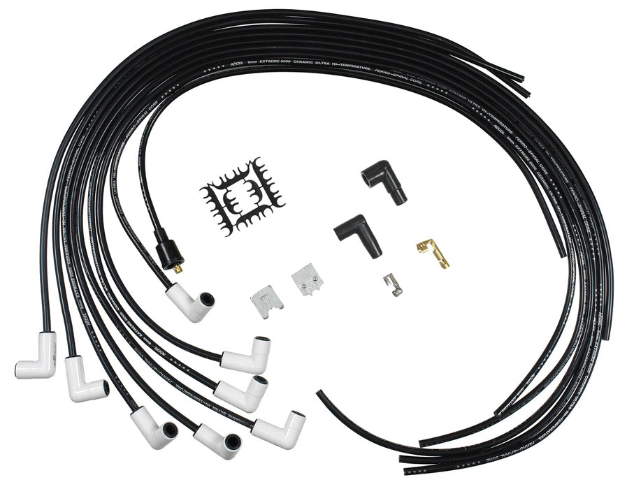 ACCEL 9001C Extreme 9000 Ceramic Boot Spark Plug Wire Set - Truck Part Superstore