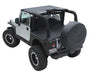 Smittybilt 90801 Standard Soft Top 87-91 Wrangler YJ Vinyl Black Smittybilt - Truck Part Superstore