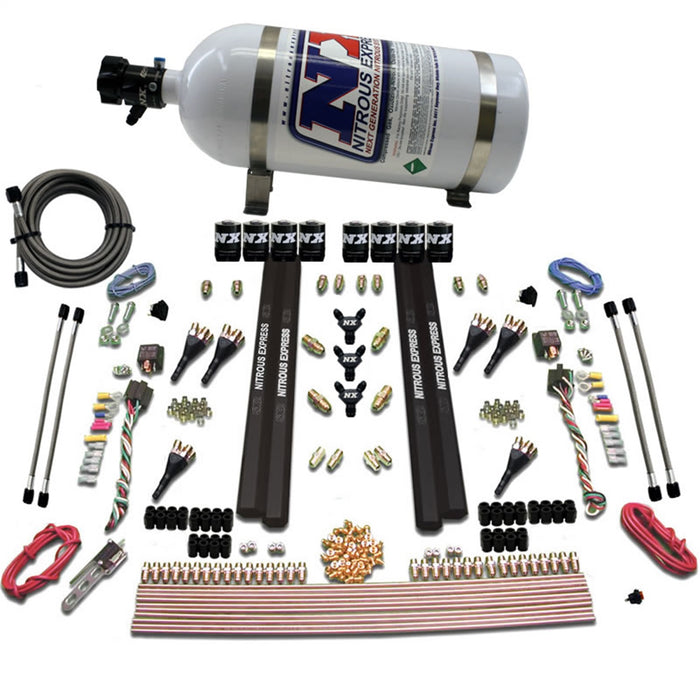 Nitrous Express 90096-10 6-CYL. SX2 DUAL STAGE NOZZLE SYSTEM W/10LB BOTTLE - Truck Part Superstore