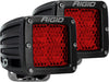 Rigid Industries 90153 Diffused Rear Facing High/Low Surface Mount Red Pair D-Series Pro RIGID Industries - Truck Part Superstore