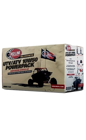 Red Line Oil 90220 Powersport Motor Oil UTV/ATV 10W50 Powerpack Kit Red Line Oil - Truck Part Superstore