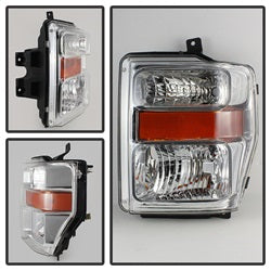 Spyder Auto 9022401 XTune Headlights; Chrome; - Truck Part Superstore