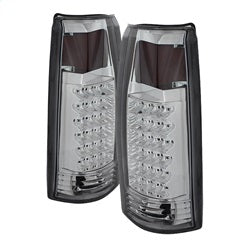 Spyder Auto 9022432 XTune LED Tail Lights; Chrome Housing; Clear Lens; - Truck Part Superstore