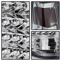 Spyder Auto 9022432 XTune LED Tail Lights; Chrome Housing; Clear Lens; - Truck Part Superstore