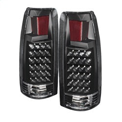 Spyder Auto 9022449 XTune LED Tail Lights; Black; - Truck Part Superstore