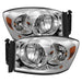 Spyder Auto 9022913 XTune Crystal Headlights; Amber/Chrome; - Truck Part Superstore