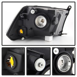 Spyder Auto 9022937 XTune Crystal Headlights; Non-Quad; Chrome; - Truck Part Superstore