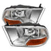 Spyder Auto 9022937 XTune Crystal Headlights; Non-Quad; Chrome; - Truck Part Superstore