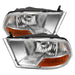 Spyder Auto 9022937 XTune Crystal Headlights; Non-Quad; Chrome; - Truck Part Superstore