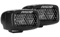 Rigid Industries 902513BLK Spot Diffused Midnight Surface Mount Pair SR-M Pro RIGID Industries - Truck Part Superstore
