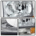 Spyder Auto 9025419 XTune Crystal Headlights/Bumper Lights; Chrome; - Truck Part Superstore