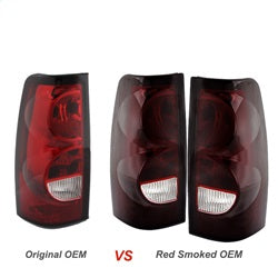 Spyder Auto 9026355 XTune Tail Lights; Red Smoked; - Truck Part Superstore