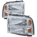 Spyder Auto 9026560 XTune Crystal Headlights; Chrome; - Truck Part Superstore