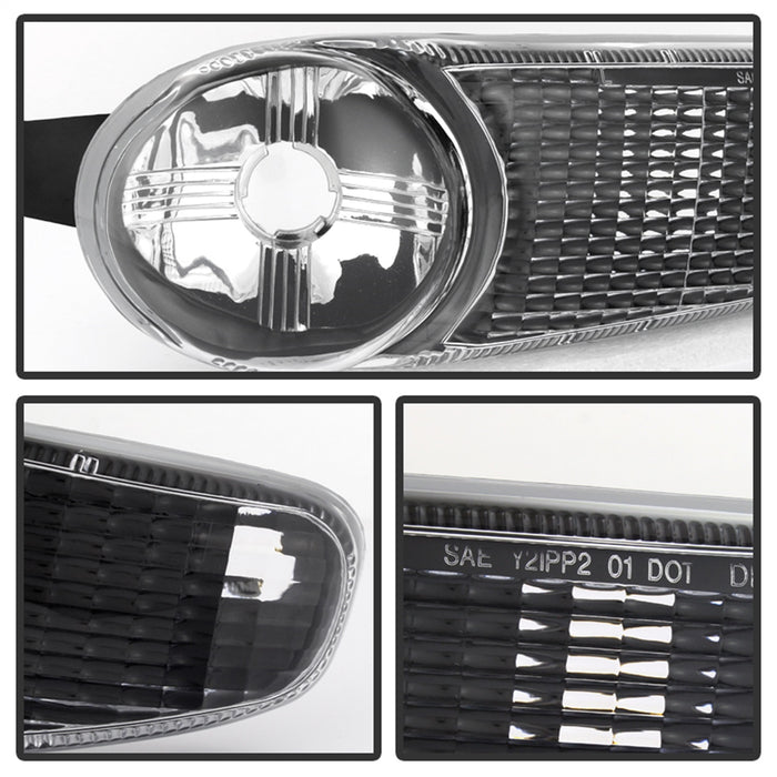Spyder Auto 9027079 XTune Bumper Lights; Black; - Truck Part Superstore