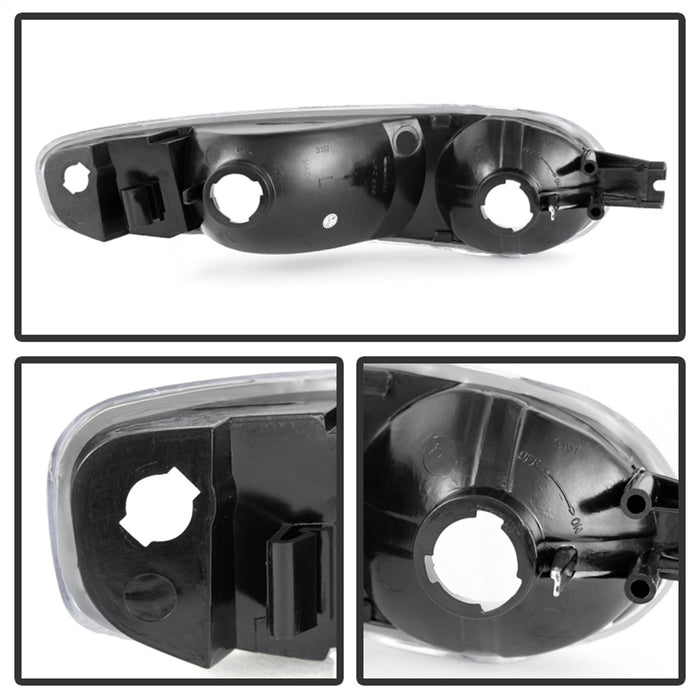 Spyder Auto 9027086 XTune Bumper Lights; Clear; - Truck Part Superstore