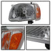 Spyder Auto 9027468 XTune Crystal Headlights; 6 pcs.; w/Amber Corner And Side Marker Lights; Chrome; - Truck Part Superstore