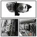 Spyder Auto 9027468 XTune Crystal Headlights; 6 pcs.; w/Amber Corner And Side Marker Lights; Chrome; - Truck Part Superstore
