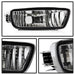 Spyder Auto 9027468 XTune Crystal Headlights; 6 pcs.; w/Amber Corner And Side Marker Lights; Chrome; - Truck Part Superstore