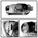 Spyder Auto 9027468 XTune Crystal Headlights; 6 pcs.; w/Amber Corner And Side Marker Lights; Chrome; - Truck Part Superstore