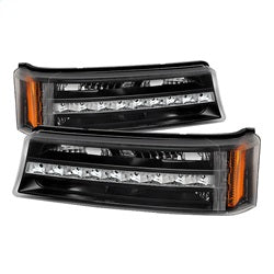 Spyder Auto 9027482 XTune LED Bumper Lights; Will Not Work w/Body Cladding Models; Black; - Truck Part Superstore