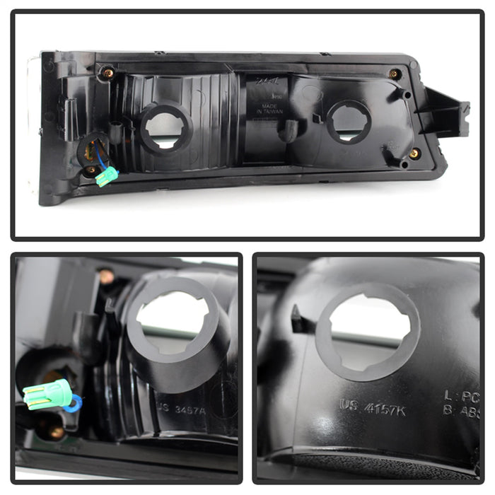 Spyder Auto 9027482 XTune LED Bumper Lights; Will Not Work w/Body Cladding Models; Black; - Truck Part Superstore