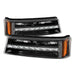 Spyder Auto 9027482 XTune LED Bumper Lights; Will Not Work w/Body Cladding Models; Black; - Truck Part Superstore