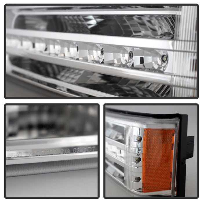 Spyder Auto 9027499 XTune LED Bumper Lights; Will Not Work w/Body Cladding Models; Chrome; - Truck Part Superstore