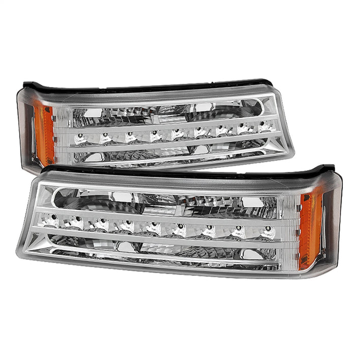 Spyder Auto 9027499 XTune LED Bumper Lights; Will Not Work w/Body Cladding Models; Chrome; - Truck Part Superstore