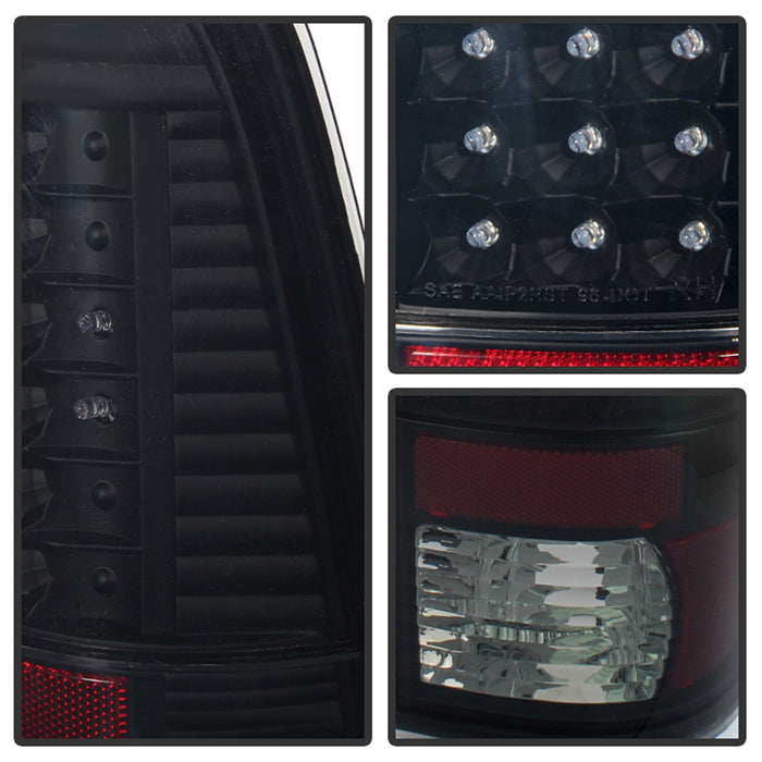 Spyder Auto 9027642 XTune LED Tail Lights; Black Smoke; - Truck Part Superstore