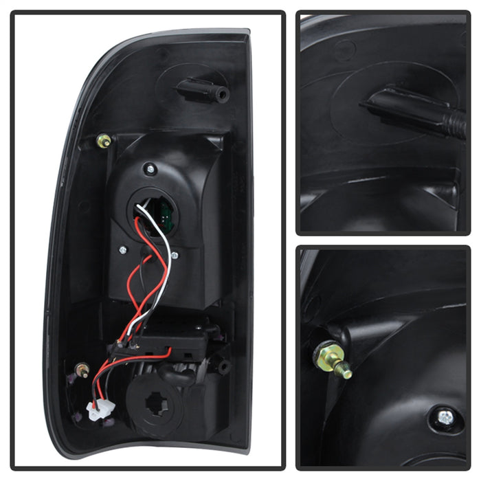 Spyder Auto 9027680 XTune LED Tail Lights; Black; - Truck Part Superstore